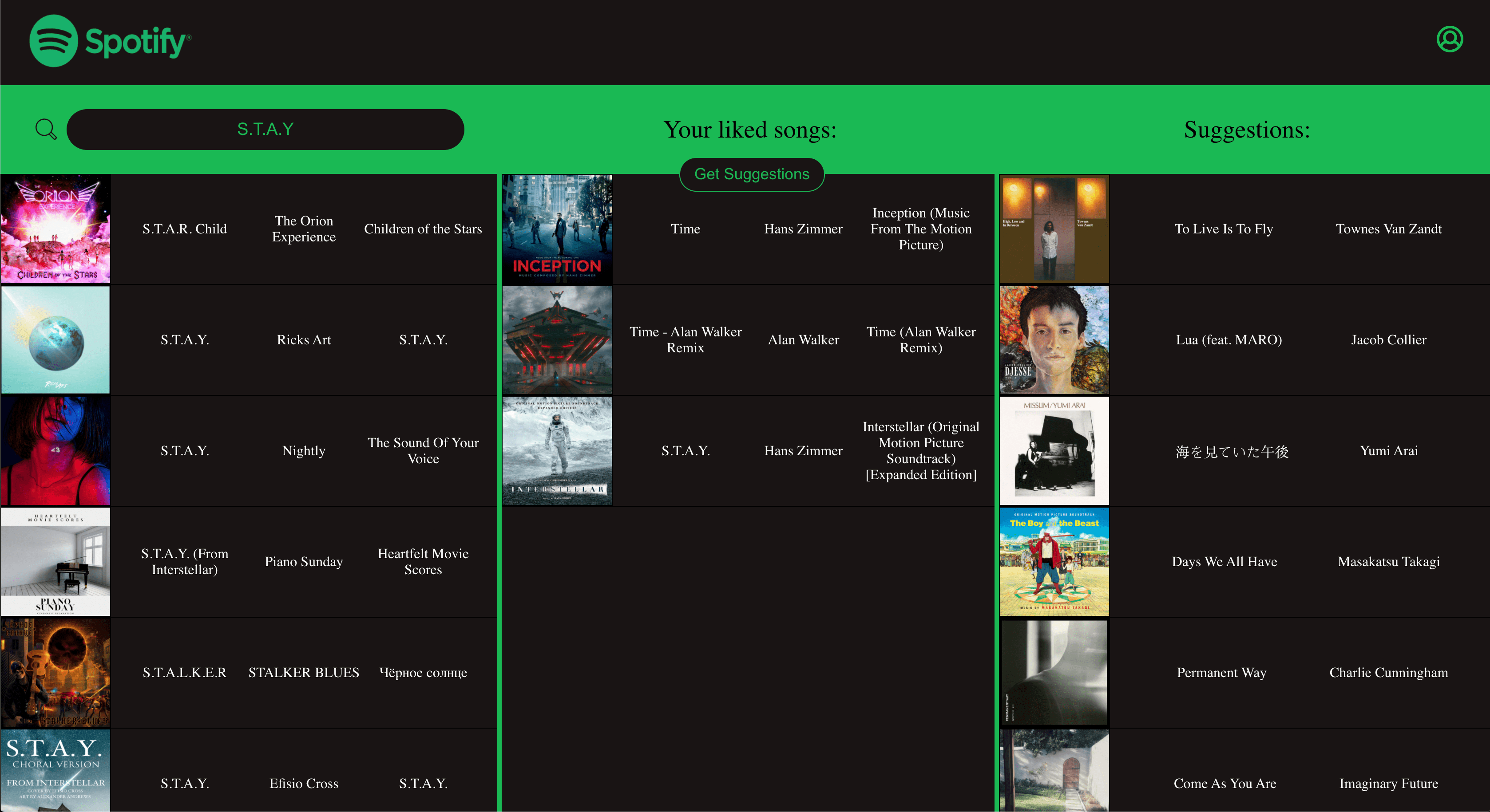 Project screenshot